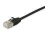 Equip Patchkabel Cat6A SlimFlex F/FTP 0.15m schw.LSZH 2xRJ45 Polybeutel (606174)