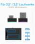 ICY BOX IB-127CL-U3 - HDD - Serial ATA - Serial ATA II - Serial ATA III - 2.5,3.5" - 18 TB - USB 3.2 Gen 1 (3.1 Gen 1) Type-B - 5 Gbit/s