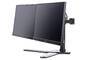 IIYAMA DS1002D-B1 Dual-Monitor Tischhalterung mit Standfuss für Displays von 10-30Zoll VESA 75x75 mm