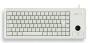 Cherry Slim Line Compact-Keyboard G84-4400 - Keyboard - Laser - 84 keys QWERTZ - Gray