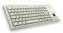 Cherry Slim Line Compact-Keyboard G84-4400 - Keyboard - Laser - 84 keys QWERTZ - Gray