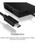 ICY BOX IB-CR401-C3 - CF - MicroSD (TransFlash) - MicroSDHC - MicroSDXC - SD - SDHC - SDXC - Black - Aluminium - Plastic - USB 3.2 Gen 1 (3.1 Gen 1) Type-C - USB - 49 mm