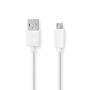 Nedis USB-Kabel / USB 2.0 / USB-A Stecker / USB-C™ Stecker / 15 W / 480 Mbps / Vernickelt / 0.50 m / Rund / PVC / Weiss / Label