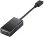 HP USB-C to VGA Adapter - Black - 13 mm - 25.5 mm - 150 mm - 23.9 g - 110 mm