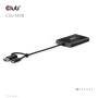 Club 3D Club3D Adapter USB-C (USB A Adapter) > 2x DP   4K@60Hz St/Bu retail (CSV-1478)