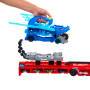 Mattel Hot Wheels City Hot Wheels ultimativer 2-in-1 Drachentransporter und 2 Spielzeugautos im Maßs