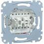 MERTEN MEG3126-0000 - Rocker switch - 1P - Metallic - IP20 - 250 V - 10 A