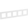Legrand Rahmen 864175 Niloe Step 5fach ultraweiß