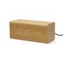 Nedis Digital-Wecker-Radio / LED / USB-C™ Female / FM / Snooze-Funktion / Sleep Timer / Anzahl Alarme: 2 / Holz