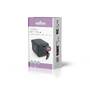 Nedis Netzladegerät / Mit einziehbarem Kabel / 30 W / GaN / PD3.0 30W / 1.5 / 2.0 / 2.5 / 3.0 A / Anzahl der Ausgänge: 1 / USB-C™ / Aufrollbares USB-C™-Kabel / 0.75 m / Automatische Spannungswahl / Schwarz