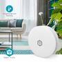 Nedis SmartLife Luftqualitätsmonitor / Wi-Fi / Kohlendioxid (CO2) / Luftfeuchtigkeit / Temperatur / Android™ / IOS / Weiss