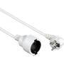 Hama "Profi" Extension Cable with Earth Contact - 2 m - white - 2 m - White