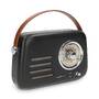 Nedis FM-Radio / Tragbare Ausführung / Bluetooth® / FM / Akkubetrieben / Stromversorgung über USB / Analog / 10 W / Bluetooth® / Schwarz