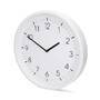 Nedis Wanduhr / Durchmesser: 360 mm / ABS / Leise Bewegung / Weiss