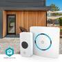 Nedis SmartLife Gong / RF, Frequenz 433 Mhz / Wi-Fi / Netzstromversorgung / 60 Melodien / 100 - 240 V AC / Verstellbares Volumen / Weiss