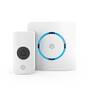 Nedis SmartLife Gong / RF, Frequenz 433 Mhz / Wi-Fi / Netzstromversorgung / 60 Melodien / 100 - 240 V AC / Verstellbares Volumen / Weiss