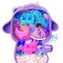 Mattel Polly Pocket Traumland-Schatulle in zauberhafter Lammform mit 1 Minipuppe und Haustier-Einhor