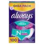 3x Always Daily Fresh Slim Flexistyle Slipeinlagen 100 Stück, Mit Frischeduft, Ultra-dünn Und Passend Für Alle Slipformen 