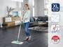 Leifheit Bodenwischer mit Teleskopstiel Profi Baumwoll plus