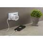 Skross Reiseadapter 3-polig geerdet mit integriertem Schnellladegerät 45 Watt PD USB Ladegerät (1 x USB C & 1 x USB)