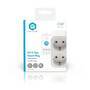 Nedis SmartLife Smart Stecker / Wi-Fi / IP21 / Leistungsmesser / 3680 W / Type F (CEE 7/7) / 0 - 55 °C / Android™ / IOS / 2-Weg / Weiss / 1 Stück
