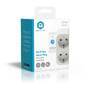 Nedis SmartLife Smart Stecker / Wi-Fi / IP21 / Leistungsmesser / 3680 W / Type F (CEE 7/7) / 0 - 55 °C / Android™ / IOS / 2-Weg / Weiss / 1 Stück