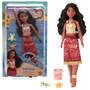 Mattel Spielzeuge aus Disney Vaiana 2, schwimmende Tautai Vaiana-Modepuppe mit 2 Zubehörteilen und O