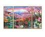 Simba Dickie Malen nach Zahlen - Kirschblüte in Japan Triptychon