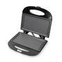 MELISSA Sandwichmaker / 750 W / Grillplatten / Automatische Temperaturkontrolle / Antihaftbeschichtung / Schwarz