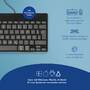 R-Go Compact Break Keyboard - QWERTZ (DE) - black - wired - Mini - USB - QWERTZ - Black