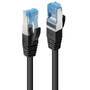 LINDY Cat.6A S/FTP PIMF LSOH, schwarz, 10m Patchkabel (47183)