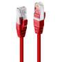 Lindy Cat.6 S/FTP 1.0m - 1 m - Cat6 - SF/UTP (S-FTP) - RJ-45 - RJ-45 - Red