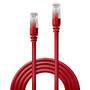 Lindy Cat.6 S/FTP 1.0m - 1 m - Cat6 - SF/UTP (S-FTP) - RJ-45 - RJ-45 - Red