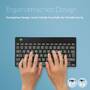 R-GO Tools R-Go Tastatur Compact Break IT-Layout     kabellos   schwarz (RGOCOITWLBL)