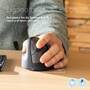 R-GO Tools R-Go Maus HE ergonomisch links  Bluetooth groß    schw./silb (RGOHELELAWL)