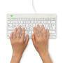 R-GO Tools R-Go Tastatur Compact Break DE-Layout     verkabelt  weiß (RGOCODEWDWH)