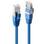 Lindy 45641 - 0.5 m - Cat6 - SF/UTP (S-FTP) - RJ-45 - RJ-45 - Blue