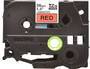 Brother Laminated tape 36mm - Black on red - TZe - Thermal transfer - Brother - PT-9600 - PT-9700PC - PT-9800PCN - 3.6 cm
