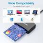 MANHATTAN USB-C Chipkartenleser mit microSD-Slot liest SIM-Karten Windows Android iPadOS Linux macOS
