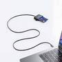 MANHATTAN USB-C Chipkartenleser mit microSD-Slot liest SIM-Karten Windows Android iPadOS Linux macOS