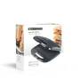 MELISSA Sandwichmaker / 750 W / Grillplatten / Automatische Temperaturkontrolle / Antihaftbeschichtung / Schwarz
