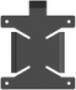 IIYAMA Mounting Kit VESA f. Mini-PC MD BRPCV08 32"34" black (MD BRPCV08)