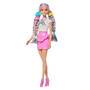 Mattel Barbie Haarspiel Puppe Regenbogen Glitzer