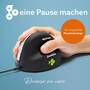 R-Go HE Mouse - Ergonomic mouse - Large (Hand Size above 185mm) - Right Handed - wired - Right-hand - USB Type-A - 2500 DPI - Black - Silver