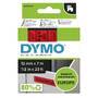 Dymo D1 Schriftband 12 mm x 7 m schwarz auf rot 45017 - Labels