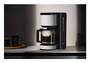 WMF Kaffeemaschine 412150001 STELIO Kaffeemaschine Glas paper grey