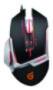 Conceptronic DJEBBEL 8 - Gaming USB Mouse - 8 Programmable Buttons - 4000 DPI - Optical - USB Type-A - 4000 DPI - 1 ms - Black - Silver