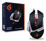 Conceptronic DJEBBEL 8 - Gaming USB Mouse - 8 Programmable Buttons - 4000 DPI - Optical - USB Type-A - 4000 DPI - 1 ms - Black - Silver