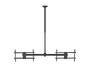 Equip Deckenhalterung 32"-60"/2TFT  40Kg Manu Dual-Screen sw lite Retail (650376)