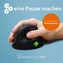 R-GO Tools R-Go Maus HE ergonomisch rechts Bluetooth mittel  schw./silb retail (RGOHEWL)
